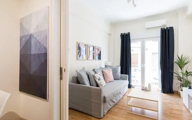 UPSTREET Cosy & Spacious 1BD Apt Koukaki