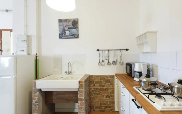 Traditional Apartment in Poffabro with Fireplace