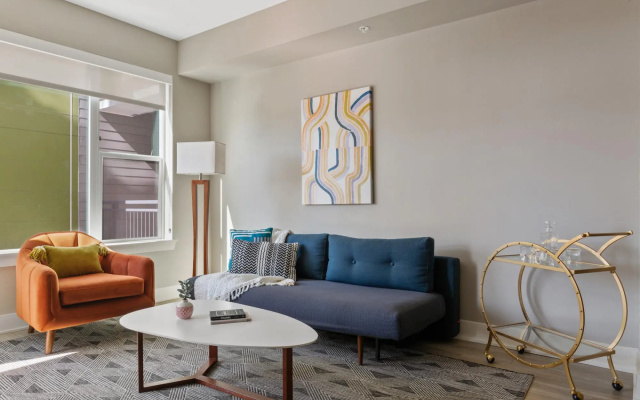 Denver | Inspiring 1BD/1BA + Den Riverfront Apartment