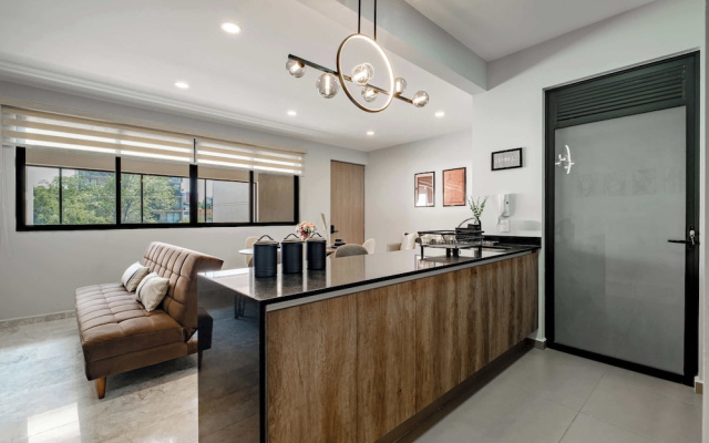 Amazing 2BR Apt in Roma Norte - Yoga Room