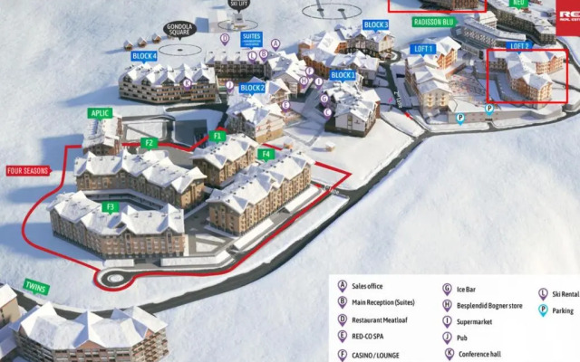 Atrium Apartments in New Gudauri ApartHotel