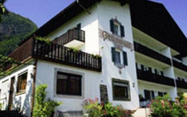 Отель Pension Gruenwald Терлано вид на фасад