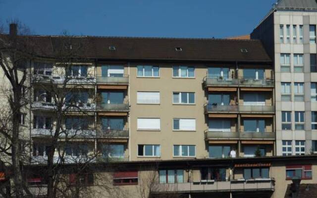 Апартаменты EMA house Serviced Apartments, Unterstrass Цюрих вид на фасад
