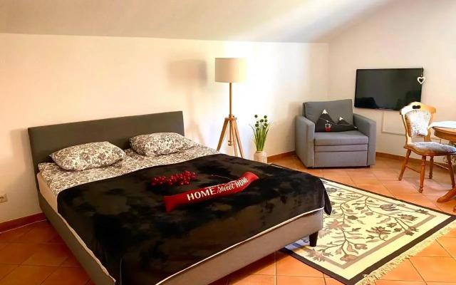 Apartment mit Bergblick in bayerischen Alpen