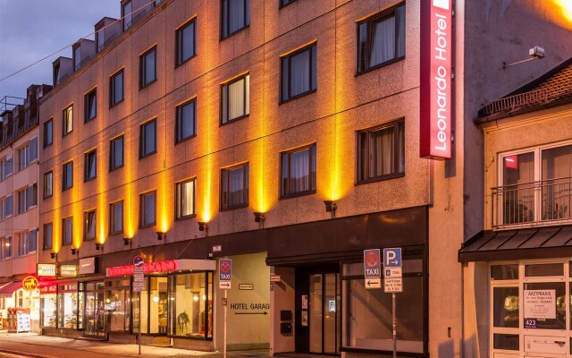 Отель Leonardo Hotel Munich City North Германия, Мюнхен - 2 отзыва об отеле, цены и фото номеров - забронировать отель Leonardo Hotel Munich City North онлайн вид на фасад