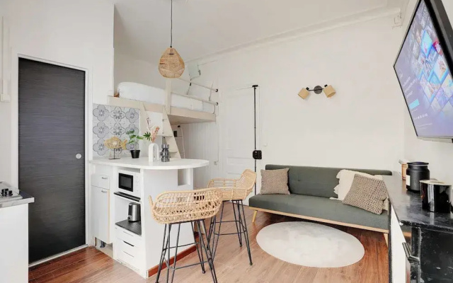 Charming Studio 1br/2p - Batignolles
