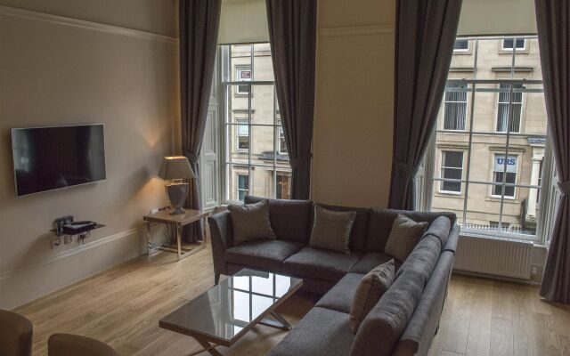 Отель Dreamhouse at Blythswood Apartments Glasgow Великобритания, Глазго - отзывы, цены и фото номеров - забронировать отель Dreamhouse at Blythswood Apartments Glasgow онлайн комната для гостей