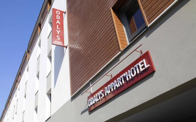 Отель Odalys City Rennes Lorgeril вид на фасад