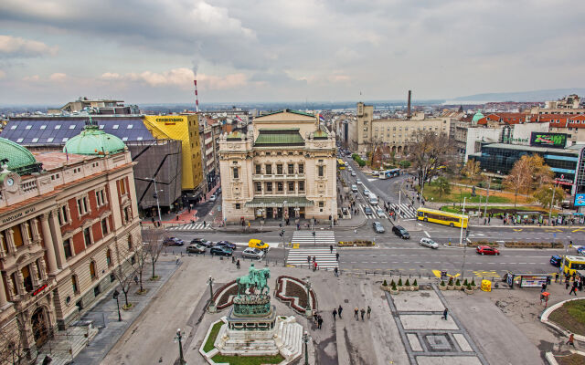 Отель Five Points Square - City Center Сербия, Белград - 1 отзыв об отеле, цены и фото номеров - забронировать отель Five Points Square - City Center онлайн вид на фасад