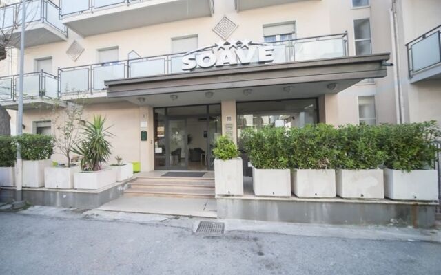 Hotel Soave Римини вид на фасад