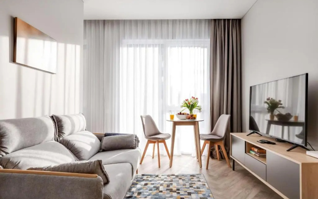 #stayhere Modern & Compact 1BDR Uptown Vilnius