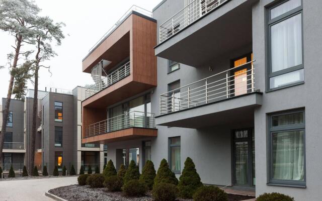 Апартаменты SONIA apartments Юрмала вид на фасад