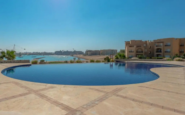 Lagoon View 1BR Apartment in Waterside El Gouna
