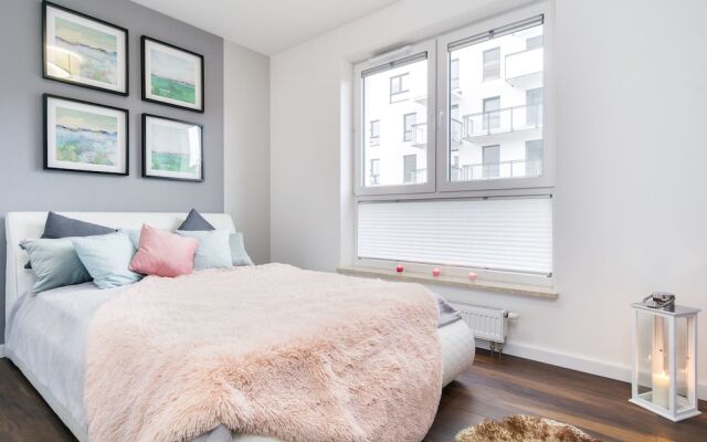Апартаменты Elite Apartments Cityview Center Гданьск комната для гостей