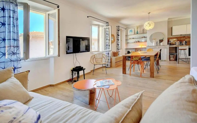 IMMOGROOM - Sea view apartment - 3 min from beach - AC