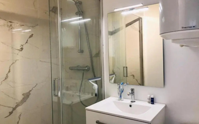 Studio 21m2 vue mer avec balcon villers-sur-mer