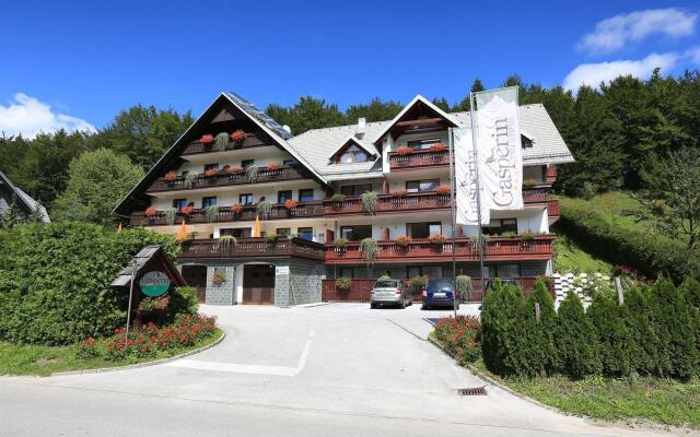 Отель Gasperin Bohinj вид на фасад