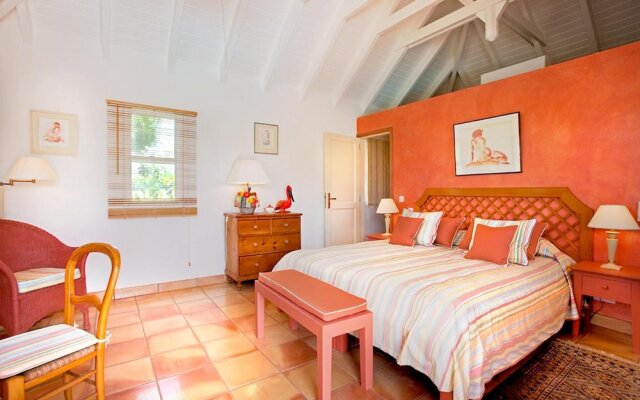 Villa with 3 Bedrooms in St Barthelemy, with Wonderful Sea View, Private Pool, Furnished Garden - 800 M From the Beach in Gustavia, Saint Barthelemy from 4724$, photos, reviews - zenhotels.com guestroom