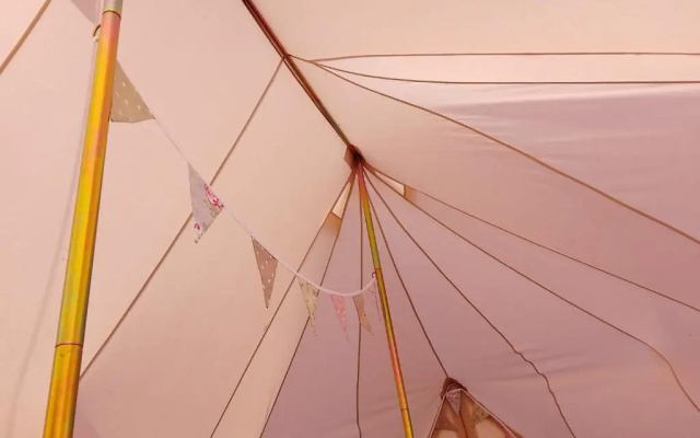 6m xl Bell Tent, Near Whitby, With log Burner