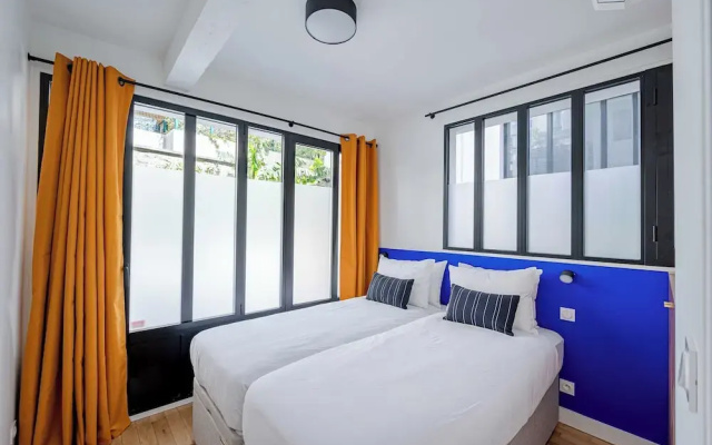 Marais Area - Outdoor Patio - A/C - 2bdr