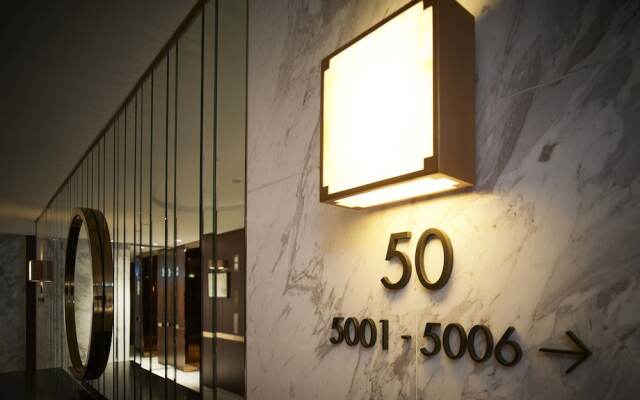 Отель Waldorf Astoria Dubai International Financial Centre вид на фасад