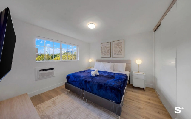 Elegant 1BD Miami Apt- Gym- Free Parking