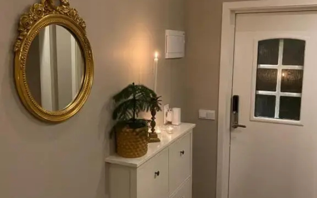 Nybyggt Attefallshus på Ängö i Kalmar