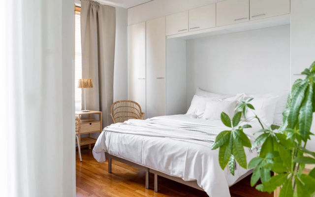 1br apartment with terrace and sauna
