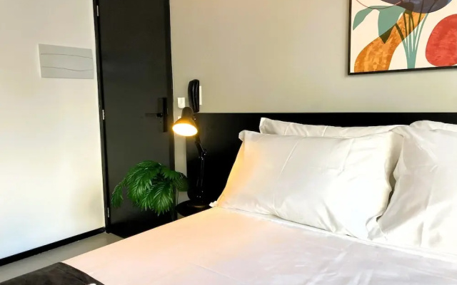 Moderno com AC academia 24h e rooftop