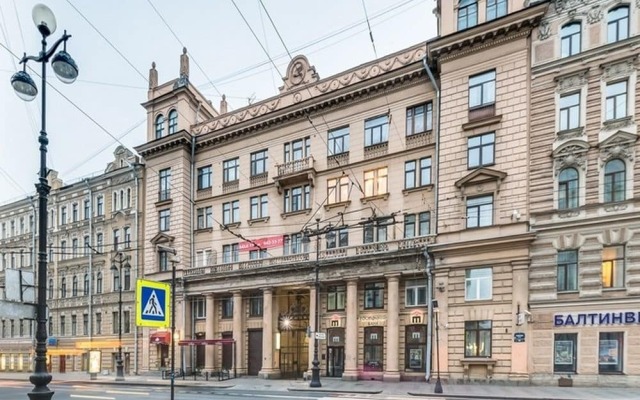 Апартаменты Ludwig Apartments on Nevskiy 107 вид на фасад