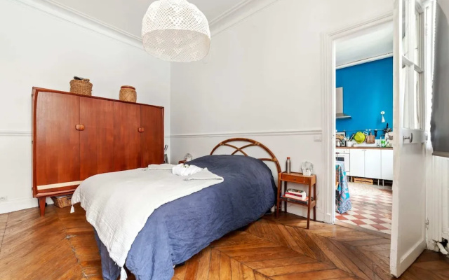 Homely 1BR Apartment for 2 in Pigalle