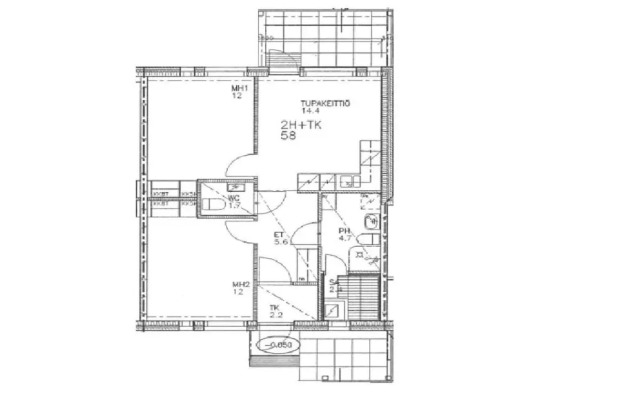 Merituuli, Kempele 2br Apartments with sauna