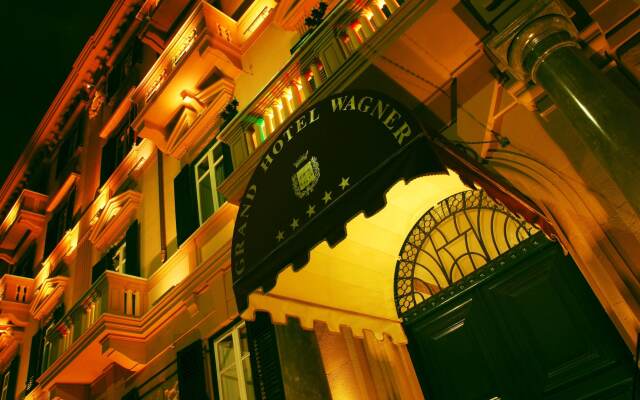Отель Grand Hotel Wagner Италия, Палермо - 1 отзыв об отеле, цены и фото номеров - забронировать отель Grand Hotel Wagner онлайн вид на фасад