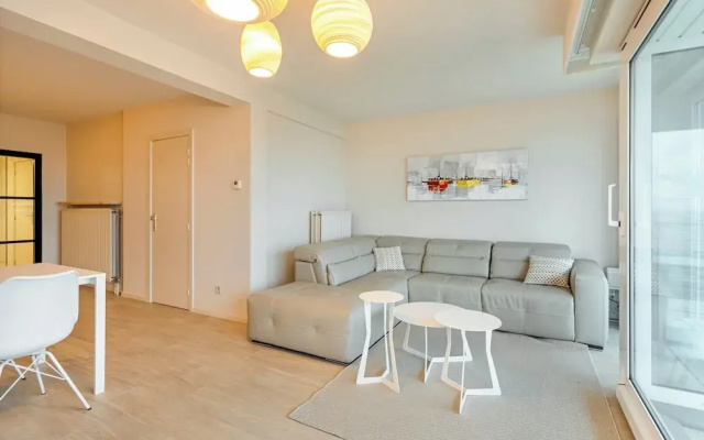 Flat in Blankenberge by Marina and Beach