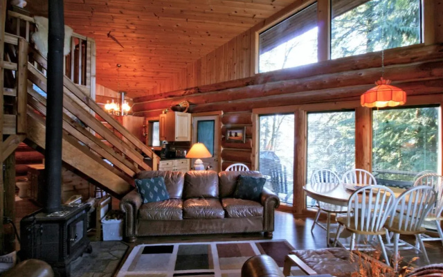 Pinecone Log Cabin