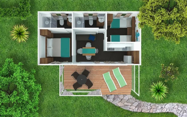 Mobile Home in Novigrad With Terrace