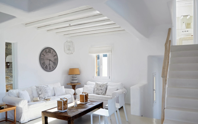 Amazing view Mykonian Villa with 5 bedrooms and pool