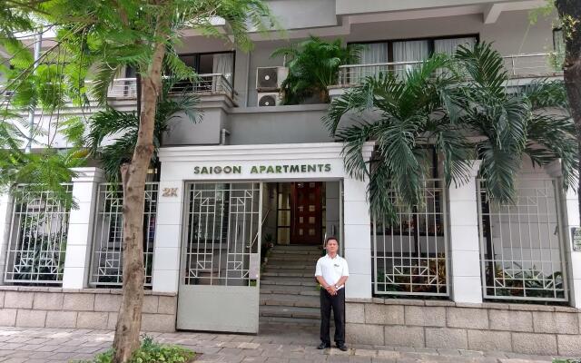 Апартаменты Saigon Apartments Хошимин вид на фасад