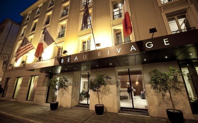 Отель Beau Rivage Франция, Ницца - 3 отзыва об отеле, цены и фото номеров - забронировать отель Beau Rivage онлайн вид на фасад