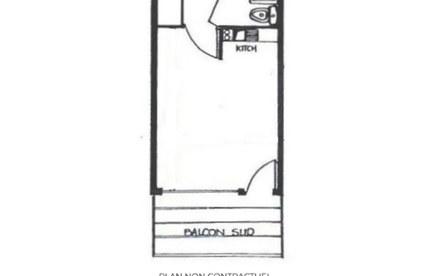Appartement Les Menuires, 1 pièce, 3 personnes - FR-1-452-152