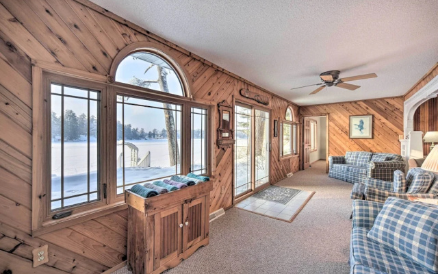 Spacious Home w/ Deck on Lake Chetek!
