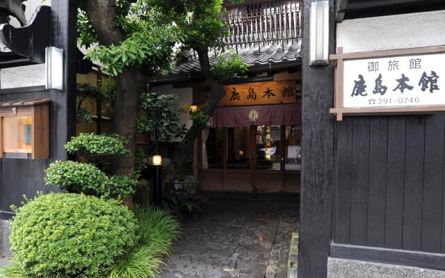 Отель Japanese Ryokan Kashima Honkan Фукуока вид на фасад