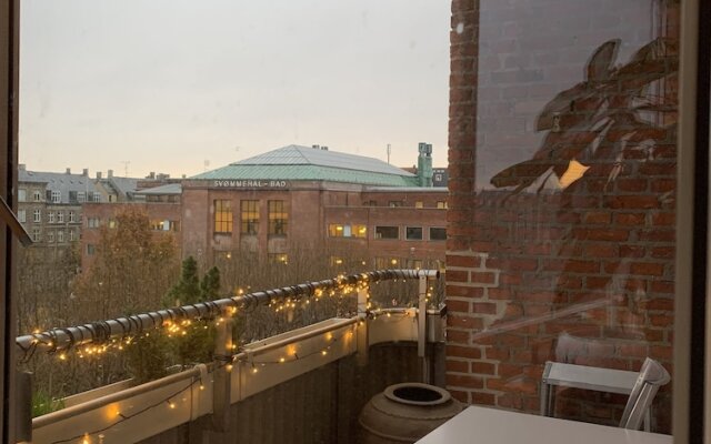 Отель 2 bedroom apt Axel Møllers Have 1422-1 Фредериксберг балкон