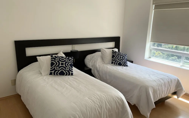 Large Private Apartment in the Heart of the City @Cdmx-Santafe-801