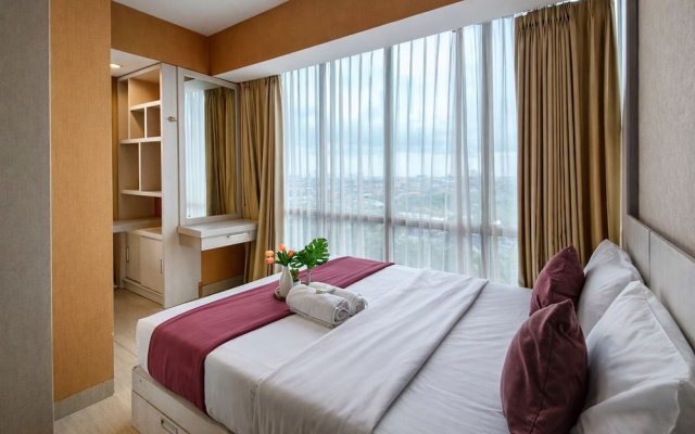 Neat 2Br For 3 Pax At Tamansari Papilio Apartment