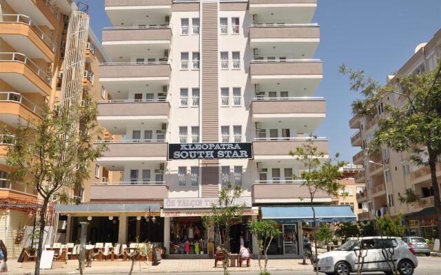 Kleopatra South Star Apart Турция, Аланья - 1 отзыв об отеле, цены и фото номеров - забронировать отель Kleopatra South Star Apart онлайн вид на фасад