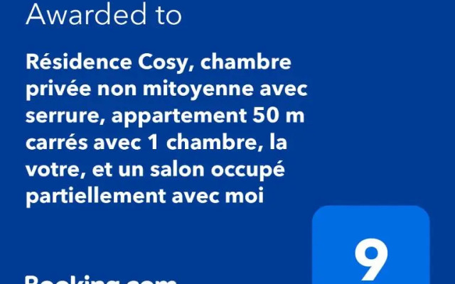 Grande chambre privative à 20 minutes de Paris