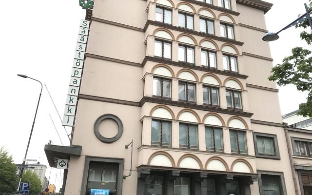 Апартаменты Sauna Apartment In The Heart Of The City Ювяскюля вид на фасад