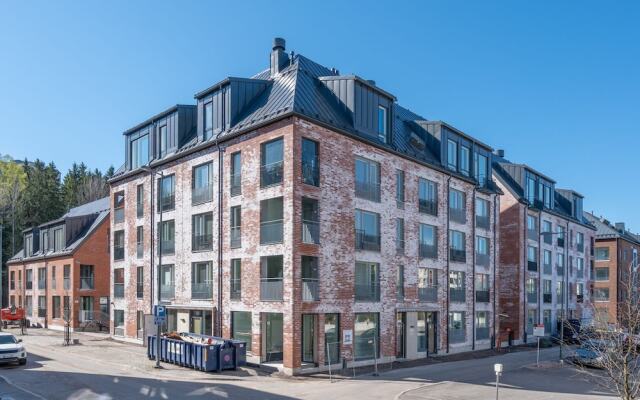 Отель Hiisi Homes Espoo Center вид на фасад