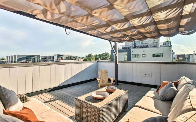 Modern Denver Townhome w/ Rooftop Terrace!